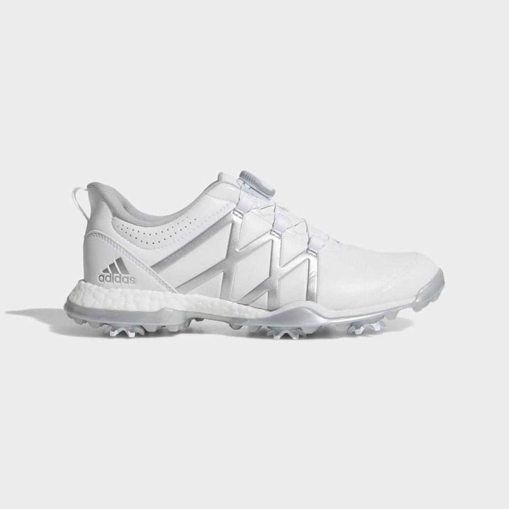 Pantofi Golf Adidas Adipower Boost Boa Dama Romania - Albi/Argintii Q44745